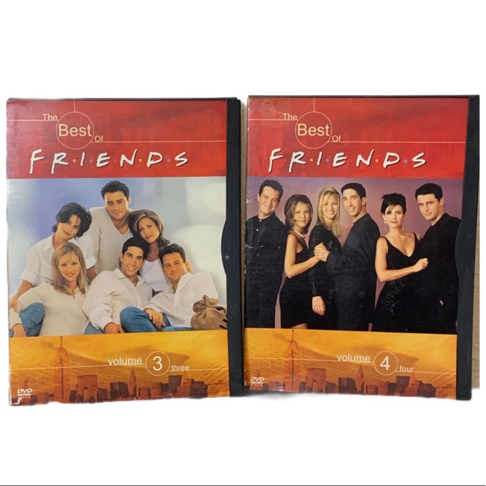 The Best of FRIENDS Volumes 3 and 4 DVDs